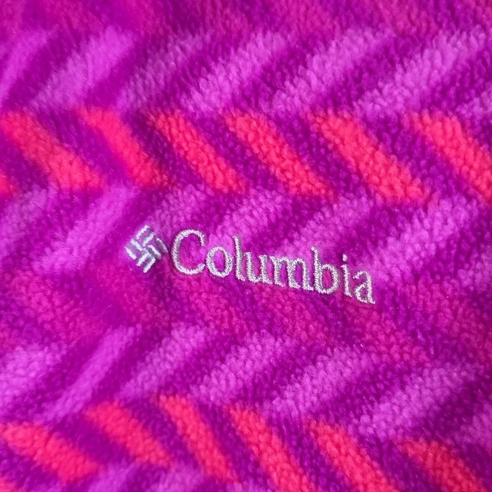 Columbia Vibrant Pink and Orange Chevron Jacket